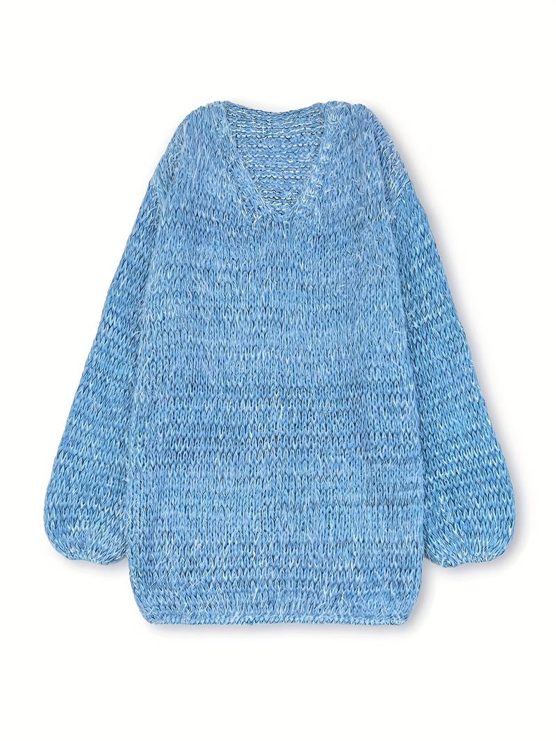 Noa – Strickpullover mit V-Ausschnitt