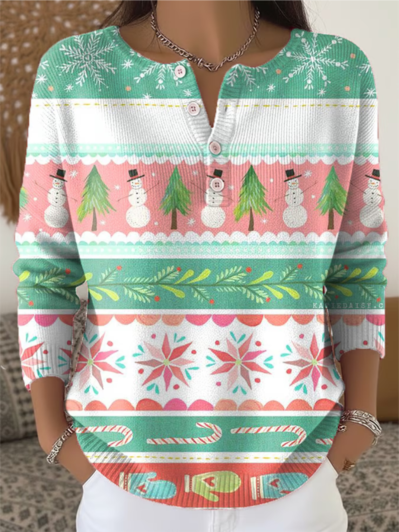 Lotte - Christmas sweater with snowman