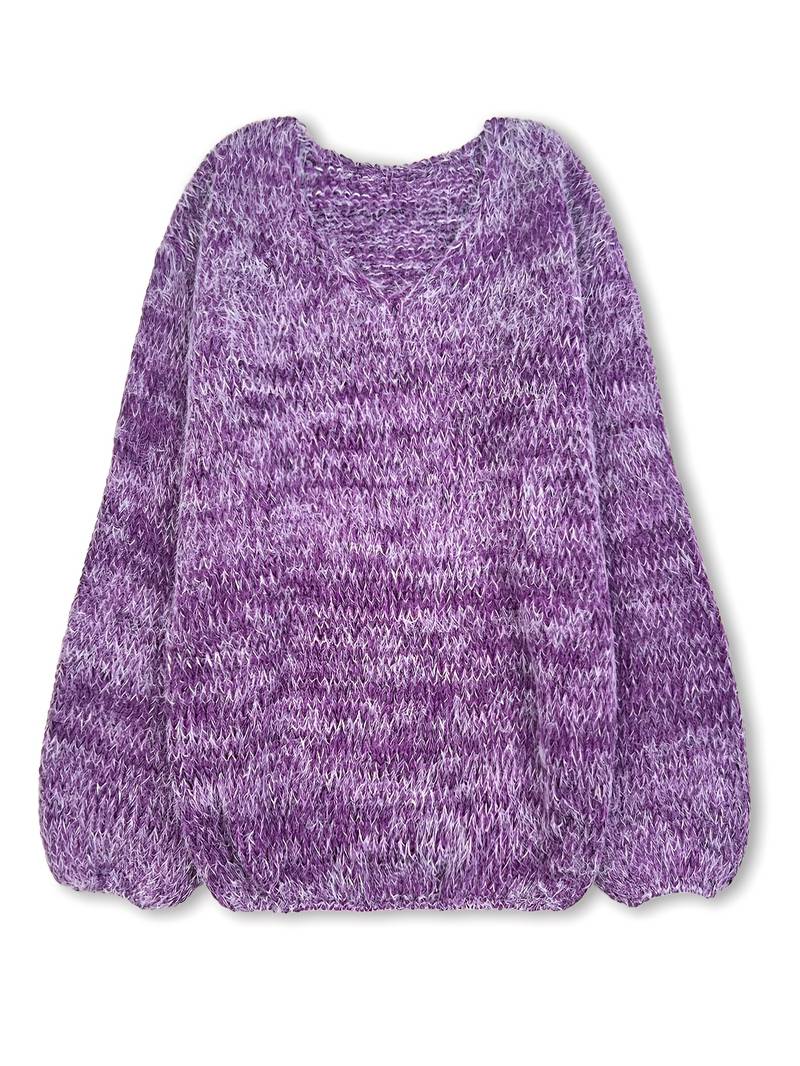 Noa – Strickpullover mit V-Ausschnitt