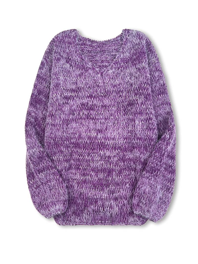Noa – Strickpullover mit V-Ausschnitt