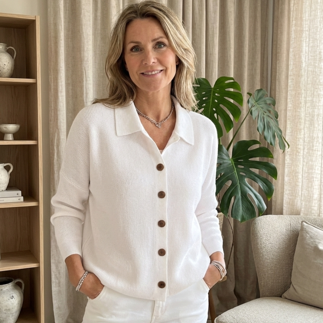 Lotte – Weste mit Knopfverschluss